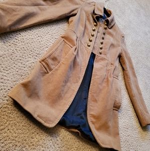 Zara double breasted medium coat with pockets